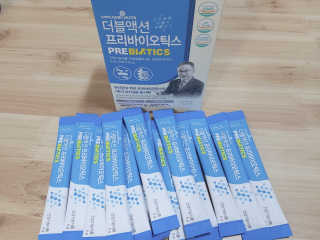 메이준뉴트리 이승남 원장의 더블액션 프리바이오틱스 — 5점을 준 리뷰어가 2020년 3월 올린 사용 사진