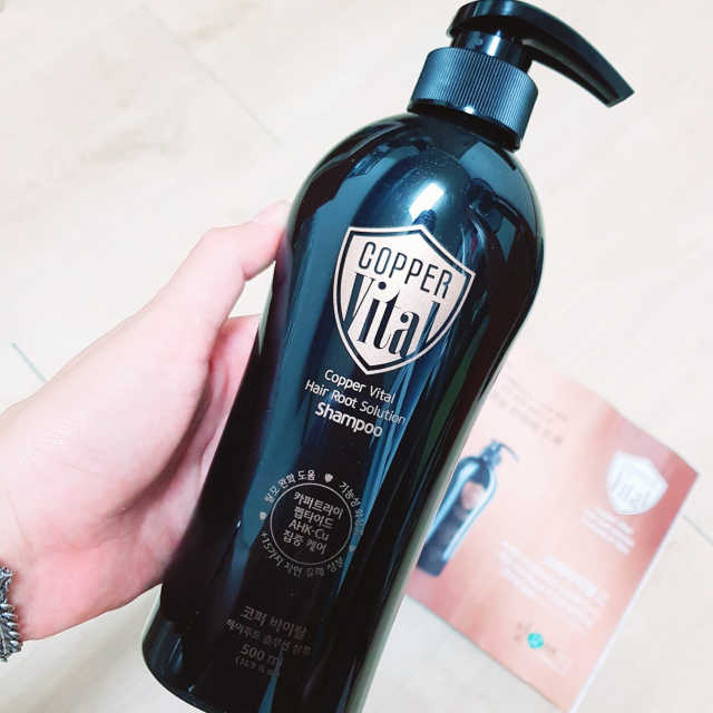 코퍼바이탈 헤어루트 솔루션 샴푸 500ml 리뷰 사진