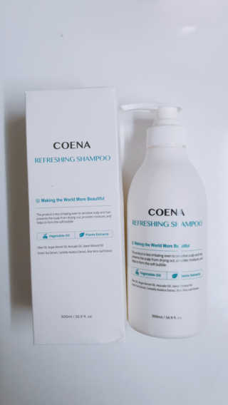 코에나샴푸 500ml — 1점을 준 리뷰어가 2019년 7월 올린 사용 사진