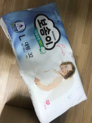 보솜이 리얼코튼 팬티형 — 4.5점을 준 리뷰어가 2019년 3월 올린 사용 사진