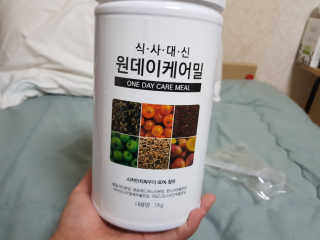 (주)이스터비엔에프 식사대용선식 원데이케어밀 1KG 대용량 — 5점을 준 리뷰어가 2019년 1월 올린 사용 사진