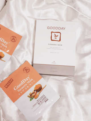 GoodDay Skincare GoodDay 강황 마스크 — 5점을 준 리뷰어가 2020년 2월 올린 사용 사진