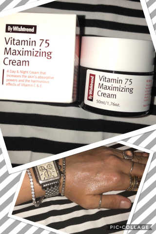 바이 위시트랜드 VITAMIN 75 CREAM — 4.5점을 준 리뷰어가 2018년 8월 올린 사용 사진