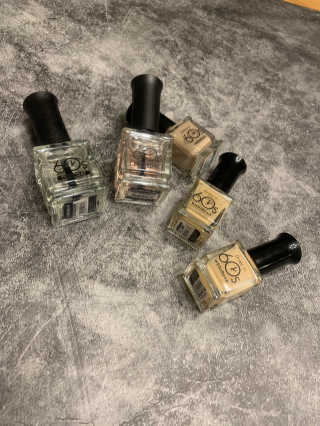 위드샨 60초 쁘띠네일 MNBB+베이스코트+탑코트+원세컨 리무버 — 3점을 준 리뷰어가 2020년 2월 올린 사용 사진