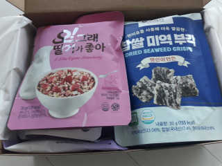[맘마레시피] 맛과 건강이 한가득, 간식박스 2종 택1 — 5점을 준 리뷰어가 2019년 10월 올린 사용 사진