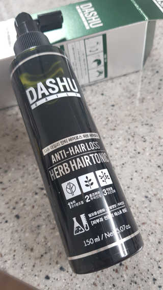 다슈코리아 다슈 데일리 안티 헤어로스 허브 헤어토닉 150ml — 5점을 준 리뷰어가 2019년 10월 올린 사용 사진