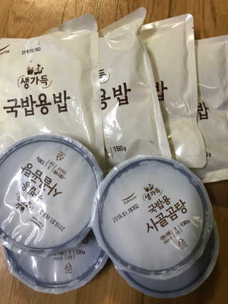 [풀무원] 사골곰탕국밥 황태해장국밥 — 5점을 준 리뷰어가 2018년 6월 올린 사용 사진