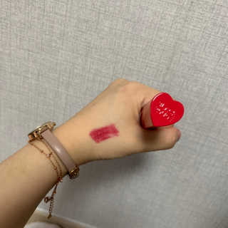 [블랙루즈] 컬러 락 하트 틴트 1+1 — 5점을 준 리뷰어가 2019년 8월 올린 사용 사진