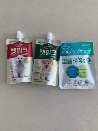 [빙그레] 에버그로 생유산균 1봉（10포입）+펫밀크2팩 — 4점을 준 리뷰어가 2019년 5월 올린 사용 사진