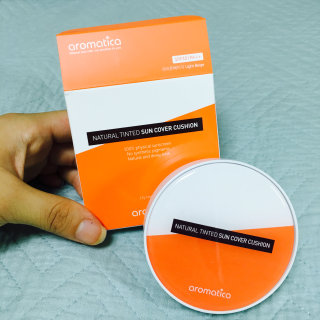아로마티카 내추럴 틴티드 썬 커버 쿠션 SPF 30/PA++ — 4점을 준 리뷰어가 2016년 7월 올린 사용 사진