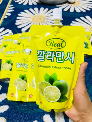 장수농가 리얼깔라만시 — 5점을 준 리뷰어가 2018년 4월 올린 사용 사진