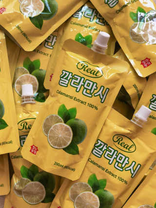 장수농가 리얼깔라만시 — 4.67점을 준 리뷰어가 2018년 4월 올린 사용 사진
