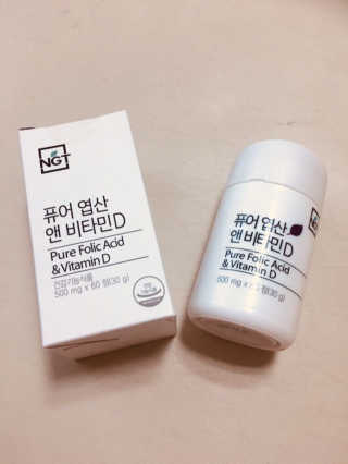 네츄럴굿띵스 퓨어 락토 철분 60일분 — 5점을 준 리뷰어가 2018년 2월 올린 사용 사진