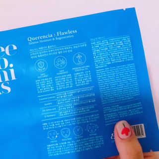 키노닉스 Querencia_Flawless 마스크팩 — 5점을 준 리뷰어가 2019년 3월 올린 사용 사진
