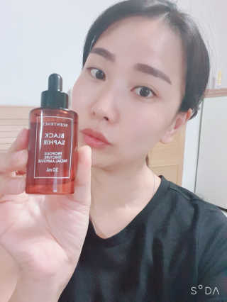 센텐스 블랙사피르 프로폴리스 팅크처 페이셜 앰플 — 5점을 준 리뷰어가 2019년 10월 올린 사용 사진