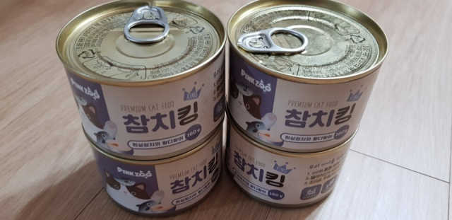 동원 참치킹 고양이 캔 12개입 리뷰 사진