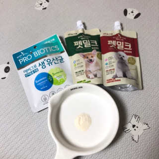 [빙그레] 에버그로 생유산균 1봉（10포입）+펫밀크2팩 — 4점을 준 리뷰어가 2019년 5월 올린 사용 사진