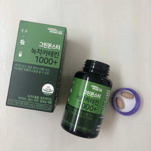 그린몬스터 다이어트6in1 녹차카테킨1000+ 리뷰 사진