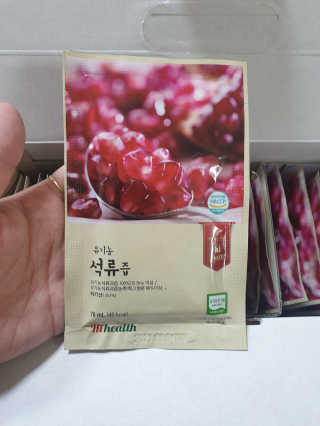 [하이헬스] 정말 진하고 맛있는 유기농 석류즙 30포 — 3점을 준 리뷰어가 2019년 12월 올린 사용 사진