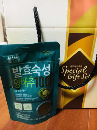 풀무원 발효숙성양배추100 — 4점을 준 리뷰어가 2017년 12월 올린 사용 사진