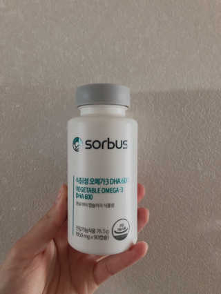 소버스 식물성 오메가3 DHA 600 — 5점을 준 리뷰어가 2020년 3월 올린 사용 사진
