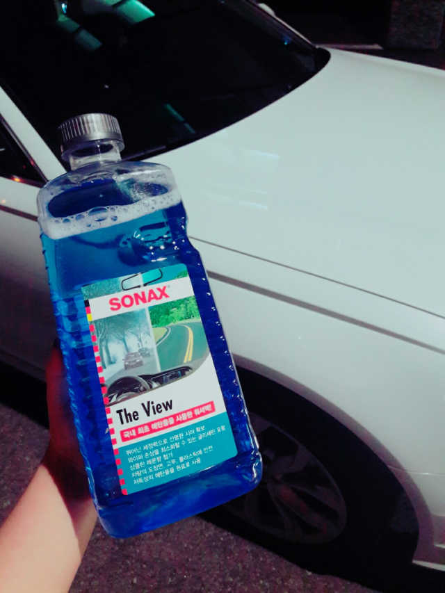 소낙스 에탄올 워셔액 더 뷰 2L 리뷰 사진