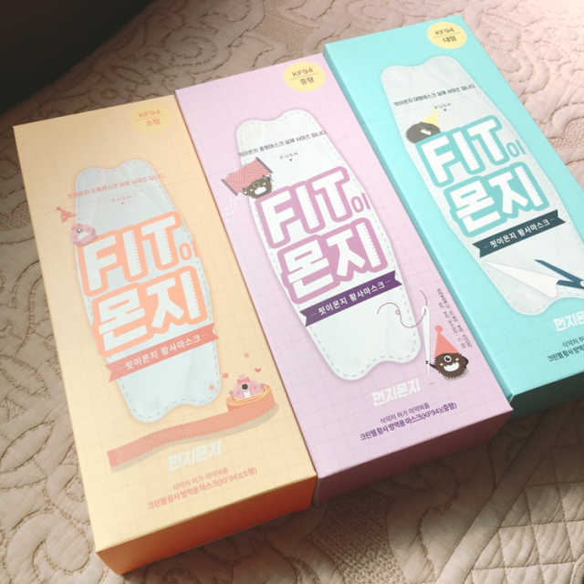 핏이몬지 맞춤FIT 황사마스크 소중대 SET 30매 리뷰 사진