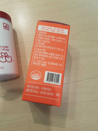 네츄럴굿띵스 잇츠 크랜베리 1병 30일분 — 5점을 준 리뷰어가 2019년 10월 올린 사용 사진