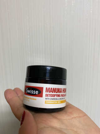 SWISSE 스위스 마누카 허니 디톡시파잉 페이셜 마스크 — 5점을 준 리뷰어가 2019년 12월 올린 사용 사진