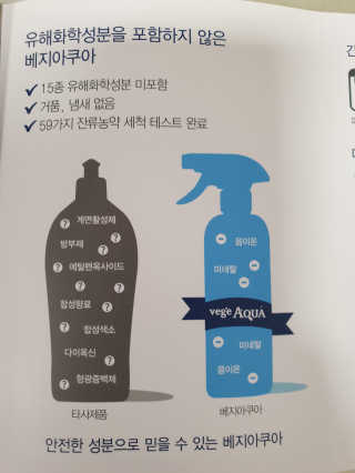 베지아쿠아 475ml + 리필 1000ml 1Set — 5점을 준 리뷰어가 2019년 8월 올린 사용 사진