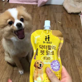 닥터할리펫밀크 8종 — 4.5점을 준 리뷰어가 2019년 10월 올린 사용 사진
