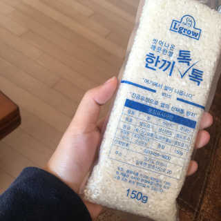 L'grow (엘그로) L'grow(엘그로) 씻어나온 한끼톡톡쌀! — 4.67점을 준 리뷰어가 2017년 11월 올린 사용 사진