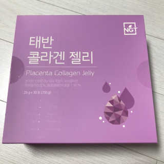 네츄럴굿띵스 태반 콜라겐 젤리 15포 — 5점을 준 리뷰어가 2018년 10월 올린 사용 사진