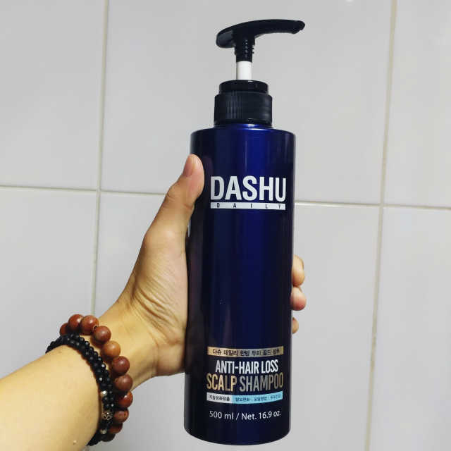 다슈 데일리 한방 두피 골드 샴푸 500ml 리뷰 사진