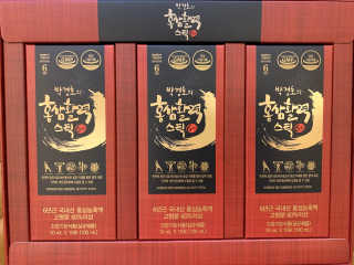 메이준뉴트리 박경호의 홍삼활력스틱 10ml x 30포 — 5점을 준 리뷰어가 2020년 2월 올린 사용 사진