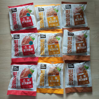 개근질마트 잇메이트 스팀 닭가슴살 혼합 1kg — 5점을 준 리뷰어가 2019년 11월 올린 사용 사진
