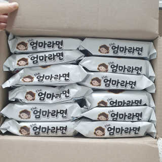 라면 그대로가 제일 맛있는 더엄마라면 — 4점을 준 리뷰어가 2019년 7월 올린 사용 사진