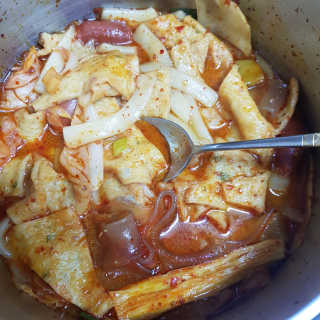 식스레시피 마라떡볶이 쿠킹박스 2인분 — 5점을 준 리뷰어가 2019년 7월 올린 사용 사진