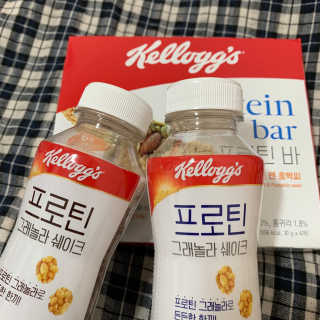 켈로그 프로틴바 멀티팩+프로틴 그래놀라 쉐이크 2종 — 5점을 준 리뷰어가 2020년 1월 올린 사용 사진