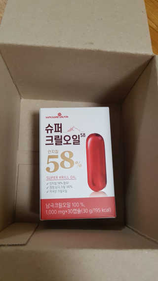 메이준뉴트리 슈퍼 크릴 오일58 1000mg x 30캡슐 — 5점을 준 리뷰어가 2020년 2월 올린 사용 사진