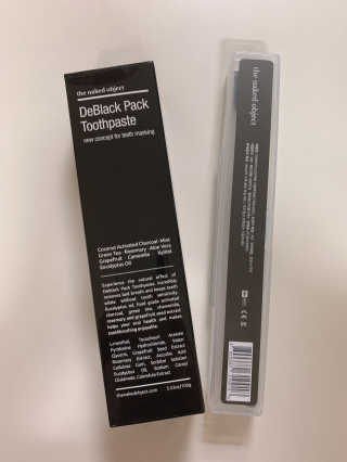 the naked object 디블랙팩치약 디블랙칫솔 세트 — 3점을 준 리뷰어가 2020년 1월 올린 사용 사진