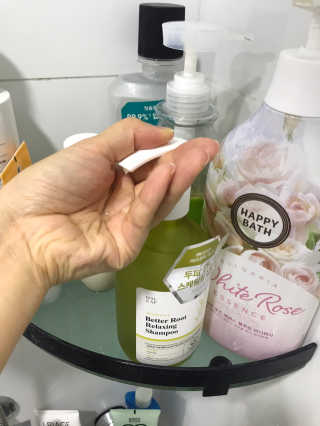 달리프 클로렐라 베러 루트 릴렉싱 샴푸 500ml — 4.5점을 준 리뷰어가 2019년 11월 올린 사용 사진