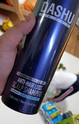 다슈코리아 다슈 데일리 패스트 한방 두피 샴푸 500ml — 4.33점을 준 리뷰어가 2018년 3월 올린 사용 사진