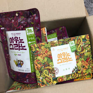 아우노그라노 오리지날, 진짜 베리, 진짜 카카오 — 4.67점을 준 리뷰어가 2018년 7월 올린 사용 사진