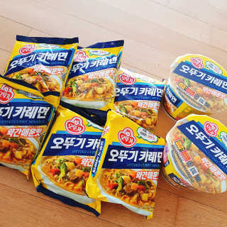 오뚜기카레면 2차 모집 — 4점을 준 리뷰어가 2019년 2월 올린 사용 사진