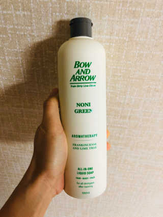 보우앤애로우 아로마테라피 올인원 리퀴드 솝 - 노니 그린 500ml — 4.5점을 준 리뷰어가 2019년 11월 올린 사용 사진