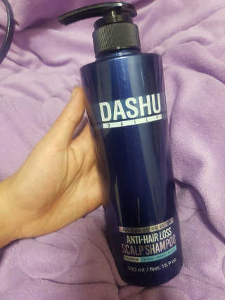다슈코리아 다슈 데일리 단백질 한방 두피 골드 샴푸 500ml — 5점을 준 리뷰어가 2020년 1월 올린 사용 사진