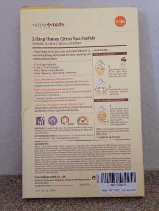 마더메이드 어머니 2 단계 헤니 CITRUS 스파 FACIALS 5PC — 5점을 준 리뷰어가 2019년 8월 올린 사용 사진