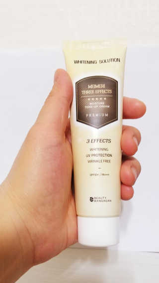 메이메리 쓰리이펙츠 모이스처 톤업크림 50ml — 5점을 준 리뷰어가 2020년 1월 올린 사용 사진