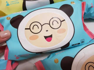 달곰이 물티슈 — 5점을 준 리뷰어가 2018년 2월 올린 사용 사진